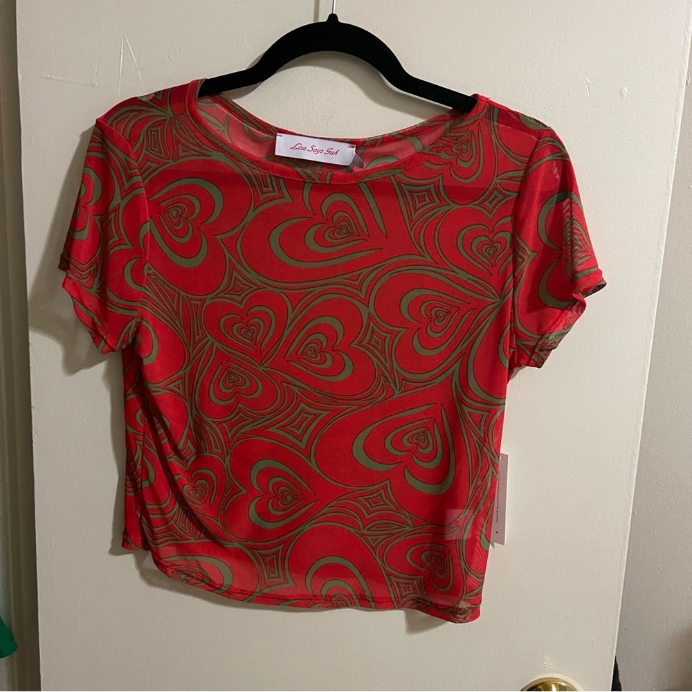 Lisa Says Gah Wild Hearts Short Sleeve